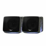 Ubon CP-018 6 W Laptop/Desktop Speaker  (Black, 2.0 Channel)