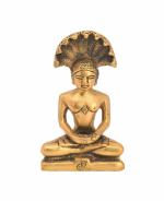 Lord Parshva Handicraft Brass Idol for Worshipping By BHARAT HAAT