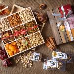 HyperFoods RawFruit Basic Dry Fruit Gift Pack (Light Wood Gift Box 9 Variety)