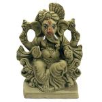 Shopmefast Multicolor Earthenware Ganesh Murti Mitti Idol