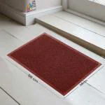 AMRO HOME NEEDS Rectangular Brown PVC Door Mat 38 x 58 cm