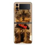 GADGETSWRAP Printed Vinyl Skin Sticker for Samsung Galaxy Z Flip 4 - Yorkshire Terrier Cute Puppy