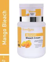 GLAMBERG Herbal Mango Bleach Cream With Activator, 1000 G (Pack Of 2)