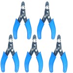 PERFECT TECH Wire stripper 5 inch | stripping Pliers | Wire insulation | Hand Tools Wire Cutter | Cable Cutter | Durable Multifunction | Professional Use | (Blue and Black) (5)