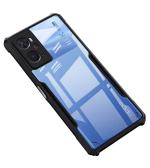 COBERTA Back Cover for Oppo A76 Back Cover Case - Black Transparent
