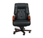 Lakdi The Furniture Co High Back Leatherette Chair | Director Chair | Office Chair | Revolving Chair - Black Chair