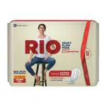 RIO Heavy Flow XXL Sanitary Pads 12 Pieces (Pack of 1) with 350mm coverage, Flow guards, Wings for Heavy Flow, PCOD and Menopause
