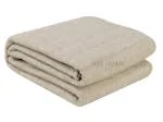 BSB HOME Beige Solid Single Woolen Blanket 230 x 152 cm