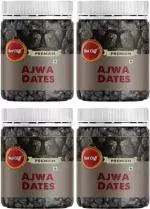 RED CLIFF Premium Ajwa Dates Combo Pack Of 4 Original & Rich Khajoor Dates (4 x 250 g)