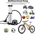 VACHHANI ENTERPRISE Multi-Purpose Heavy-Duty Dual Cylinder Foot Pump - Portable, High-Pressure Foot-Operated Air Pump for Bicycle Tires, Car Tires, Inflatables, Sports Equipment, Camping, and Travel - Compact Hand & Foot Air Pump