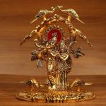 Sv Traders Aluminum Oxodised Decorative Radha Krishna Statue Gift