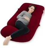 SAHI CRAFTS Full Body Pregnancy Pillow | U-Shaped Maternity Pillow for Pregnant Women | Supportive Comfort for Back, Belly, and Hips | Removable & Washable Cover