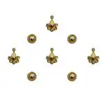 Comet Busters Gold Bindi For Women