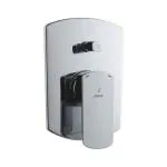 JAQUAR KUBIX PRIME Series Normal Flow Concealed Fitting 2 WAY DIVERTER (Chrome), KUP-35065NKPM | Compulsory Accessory ALD-CHR-065N | Wall Mounted, Knob Selector With Button