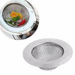 KitchenFest 1 Pcs Stainless Steel Bathtub Hair Catcher Stopper Shower Metal Sink Strainer