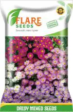 Flare Seeds Daisy Mixed Seed 50 Per Packet