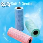 CLEMMY Multipurpose Kitchen Roll/Tissue/Towel Washable & Quick-Dry Non-Woven cloth, Dish Towel, For Kitchen Cleaning, Home Cleaning Super Absorbent Reusable Tissue Roll 80 Pulls, PACK OF 3