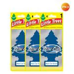 Little Trees New Car Scent Hanging Car Freshener Pack of 3 | Premium Hanging Air Freshener for Cars & Rooms | Long-Lasting Fragrance | Imported from USA