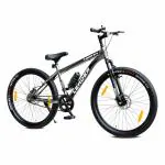 Leader TORFIN MTB 26T Mountain Bicycle/Bike Without Gear Single Speed with Front Suspension and Dual Disc Brake for Men - Ideal for 10+ Years (Frame: 18 Inches) (26T, Grey)
