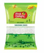 Pink Delight Premium Sabudana | Sago | Tapioca | 500 Gm Pack