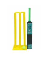 DEUCE VSI Plastic Cricket Bat Kit with Stumps Set & Wind Ball for Men and Youth (Age 15+ Years)
