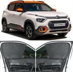 Able Elegant Half Car Magnetic Sun Shade Curtains for Citroen C3 Set of 4 Pcs