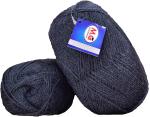 Simi Enterprise Mouse Grey Wool Sunrise Wool Ball Hand Knitting Wool, Art Craft Soft Fingering Crochet Hook Yarn, Needle Knitting Yarn Thread Dyed, 200 G