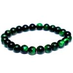 Crystal Divine Green Tiger Eye Healing Crystal Bracelet For Woman 8mm Money Magnet Bracelet For Girls Crystal Bracelet For Men Friendship Gifts Hand Bracelet Couple Bracelet Aesthetic Bracelets