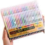 Crackles 48 Pc Color Highlight Pens Diy Art And Crafts, Sketching, Drawing & Painting, Gift Card Writing, Drawing Pens For Birthday Greeting, Scrap Booking