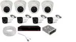 HONYMAN Cp Plus 4 Dome 4 Bullet (2.4Mp), 8 Channel Dvr, 8 Channel Power Supply, 90M Wire Bundle, Bnc Dc Connectors, Without Hard Disk