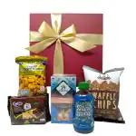 The Gift Tree Chips, Cocktail Nuts, Chocolate Crackers and Fruit Juice Gift Hamper (Pack of 5)