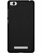 A ACCESSORIES KART Mi 4i Black Silicon Back Cover with Kick Stand