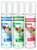 Qelica Ayurvedic Mouth Spray 30 gram (10gmx3) for Oral Hygiene Fresh Breath 100+ Spray for Men and Women Long Lasting, Pocket Friendly Pure & Natural