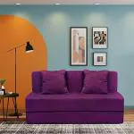 TAPODHANI Sofa Cum Bed Sofa Bed 5 X 6 Feet Single Seater for Living Room-PURPLE