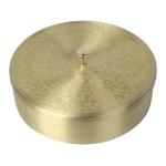 Design Decor Gallery Clear Brass Masala Box 7 Container Floral Handcrafted Design, 0.5 L