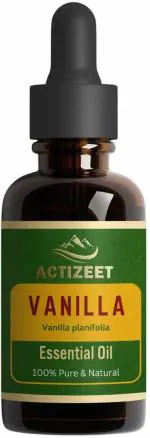 ACTIZEET Vanilla Essential Oil Promotes Clear Skin, Healthy Hair (15 ml)