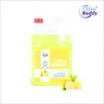 Clean buddy Liquid Handwash Refill (Lemon) , 5L | Kills 99.9% Germs | Liquid Handwash Fights Bacteria & Viruses