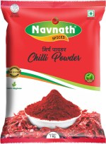 Navnath Spices Red Chili Powder, 1 Kg Pouch|laal mirch Powder|Organic Red Chili Powder|With Flavour Lock Processing|Ready to Use in Wide Array of Indian.