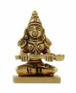Goddess Annapurna Devi Brass Idol Puja Item for Home Temple By BHARATHAAT