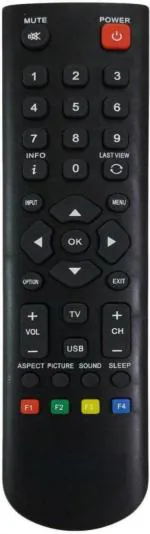 Xpecial Remote Controller for Panasonic 2K LCD LED TV (Black)