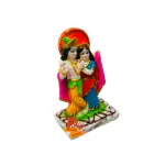 DARIDRA BHANJAN - Radha Krishna Murti for Home Temple I God Idols for Home Temple I Radha Krishna Statue I Krishna Idol I Home puja | Natural White Marble.