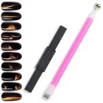 Gleevia Acrylic 3D Cat Eye Nail Art Magnetic Wand (Pack Of 2)