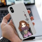 Emble Designer Clear Tranperant Silicone Case For IPhone XS Max -Design A17 ( TPU | Soft , IPhone XS Max | Multicolor )