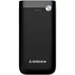 Ambrane Black PP20 Pro Power Bank with 20W Fast Charging, Triple Output, Power Delivery