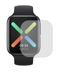 Toppings Watch Screen Protector Anti-Bubble and Anti-Fingerprint PET Film 0.12mm Thickness Screen Guard for Oppo Watch ECG Edition Pack of 4