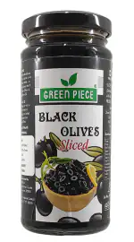 Green Piece Black Olives Sliced .(230gm)