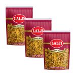 LALJI | Navratan mixture 1.2Kg (400Gm x 3) | Lalji Navratan Mixture | Assorted Snack Mix | Crunchy and Flavorful