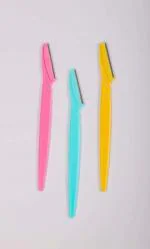 NEPROENT Eyebrow Razor, Dermaplane Razor, Dermaplaning Tool, Face Razors for Women,Facial Hair Shavers with Precision Cover, Facial Hair Remover for Women (pack of 3)