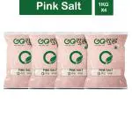 Goshudh Pink Salt 4 kg (1Kg X 4 Pack) Sendha Namak