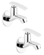 ENNIUS Bib Cock Ace Faucet/Tap with Chrome Finish for Bathroom Washbasins & Kitchen Sinks| Bathroom wash Basin tap | Water tap for Bathroom PACK OF 2